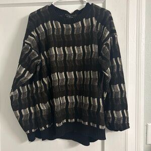 Knit patterned sweater